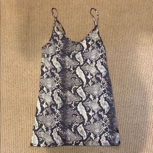 Silky Patterned Dress